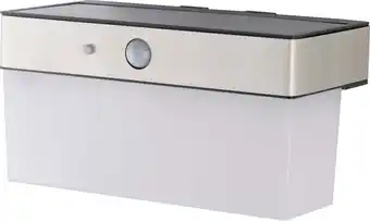 Intratuin Intratuin solar wandlamp huisnummer zilver 20,5 x 10,5 x 10,5 cm aanbieding