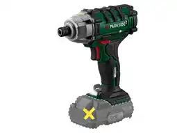 Lidl PARKSIDE Accu-slagmoersleutel 20 V zonder accu en lader aanbieding