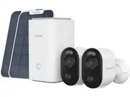 MediaMarkt Reolink Bundle 2 X Argus B350 + Hub 1 Solar Panel Slimme Binnen- / Buitencamera Wit aanbieding
