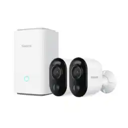 MediaMarkt Reolink Bundle 2 X Argus B310 + Hub 1 Slimme Binnen- / Buitencamera Wit aanbieding