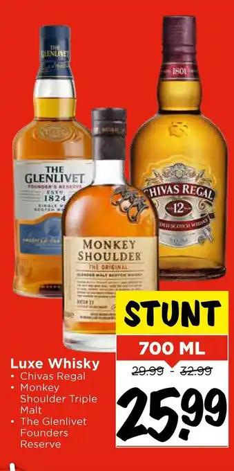 Vomar Voordeelmarkt Luxe Whisky aanbieding