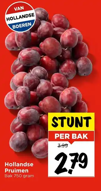 Vomar Voordeelmarkt Hollandse Pruimen aanbieding