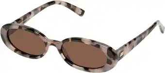Amazon Le Specs OUTTA LOVE LSP2202446 - Cookie TORT - dames heren ovale zonnebril met hoge uv-bescherming aanbieding