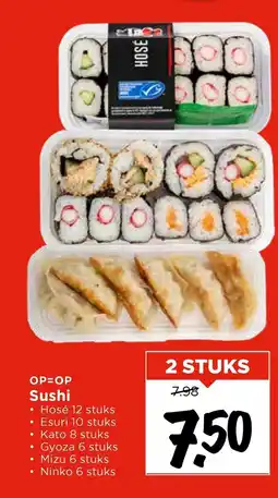 Vomar Voordeelmarkt Sushi aanbieding