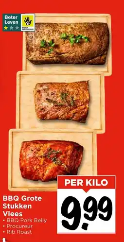 Vomar Voordeelmarkt BBQ Grote Stukken Vlees aanbieding