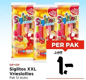 Vomar Voordeelmarkt Siglitos XXL Vrieslollies aanbieding