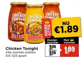 Vomar Voordeelmarkt Chicken Tonight aanbieding