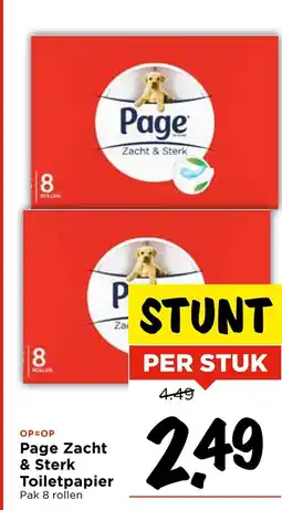 Vomar Voordeelmarkt Page Zacht & Sterk Toiletpapier aanbieding