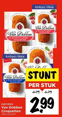 Vomar Voordeelmarkt Van Dobben Croquetten aanbieding