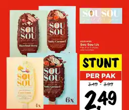 Vomar Voordeelmarkt Sou Sou IJs aanbieding