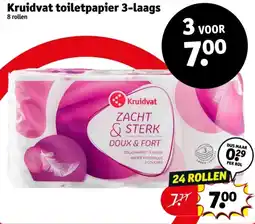 Kruidvat Kruidvat toiletpapier 3 Laags aanbieding