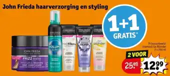 Kruidvat John Frieda haarverzorging en styling aanbieding