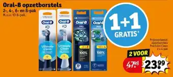 Kruidvat Oral-B Opzetborstels aanbieding
