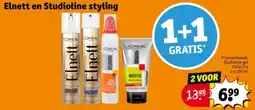 Kruidvat Elnett en Studioline styling aanbieding
