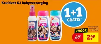 Kruidvat Kruidvat K3 babyverzorging aanbieding