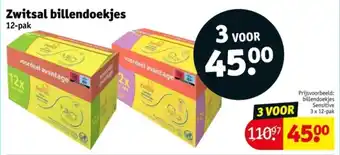 Kruidvat Zwitsal billendoekjes aanbieding