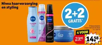 Kruidvat Nivea haarverzorging en styling aanbieding