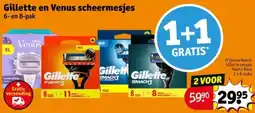 Kruidvat Gillette en Venus scheermesjes aanbieding