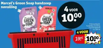 Kruidvat Marcel's Green Soap handzeep navulling aanbieding