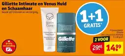 Kruidvat Gillette Intimate en Venus Huid en Schaamhaar aanbieding