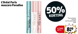 Kruidvat L'Oréal Paris mascara Paradise aanbieding