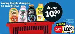Kruidvat Loving Blends shampoo en conditioner aanbieding