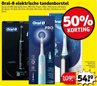 Kruidvat Oral-B elektrische tandenborstel aanbieding