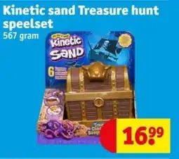 Kruidvat Kinetic sand Treasure hunt speelset aanbieding