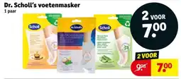 Kruidvat Dr. Scholl's voetenmasker aanbieding