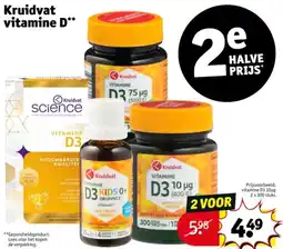 Kruidvat Kruidvat vitamine D aanbieding