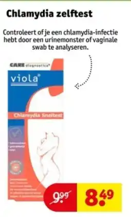 Kruidvat Chlamydia zelftest aanbieding