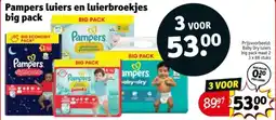Kruidvat Pampers luiers en luierbroekjes big pack aanbieding