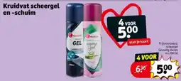 Kruidvat Kruidvat scheergel en schuim aanbieding