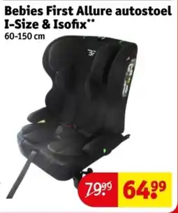 Kruidvat Bebies First Allure autostoel I-Size & Isofix aanbieding