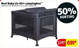 Kruidvat Novi Baby Liv Air+ campingbox aanbieding