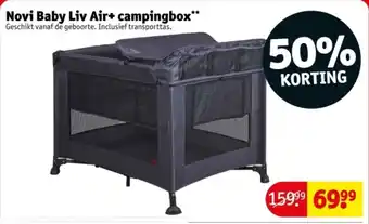 Kruidvat Novi Baby Liv Air+ campingbox aanbieding