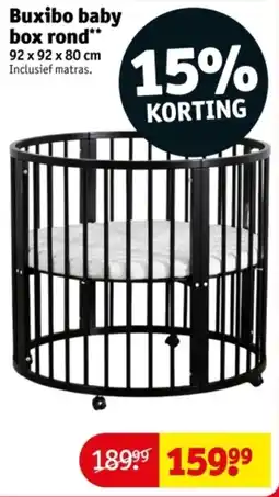 Kruidvat Buxibo baby box rond aanbieding