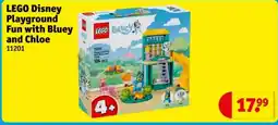 Kruidvat LEGO Disney Playground Fun with Bluey and Chloe aanbieding