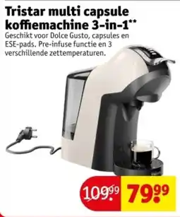 Kruidvat Tristar multi capsule koffiemachine 3-in-1 aanbieding