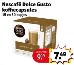 Kruidvat Nescafé Dolce Gusto koffiecapsules aanbieding