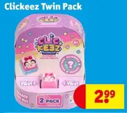 Kruidvat Clickeez Twin Pack aanbieding