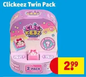 Kruidvat Clickeez Twin Pack aanbieding