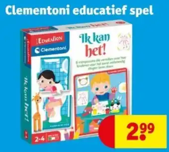 Kruidvat Clementoni educatief spel aanbieding