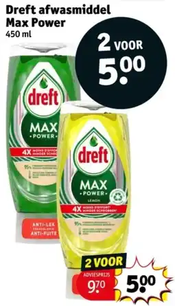 Kruidvat Dreft Afwasmiddel Max Power aanbieding