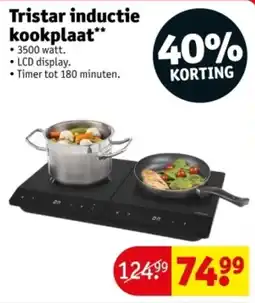 Kruidvat Tristar inductie kookplaat aanbieding
