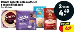 Kruidvat Douwe Egberts Oploskoffie en Senseo Milkbased aanbieding