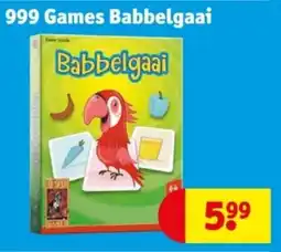 Kruidvat 999 Games Babbelgaai aanbieding