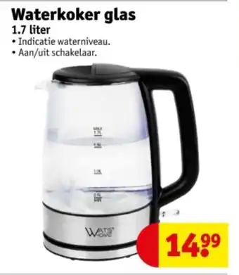 Kruidvat Waterkoker glas aanbieding