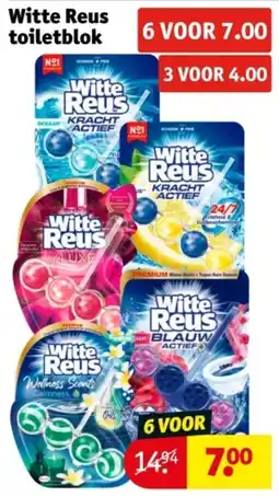 Kruidvat Witte Reus toiletblok aanbieding