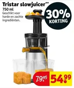 Kruidvat Tristar slowjuicer aanbieding